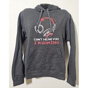 NWOT Can't Hear‎ You I'm Gaming - Gamer Gift Video Games Hoodie Mens Sz Small